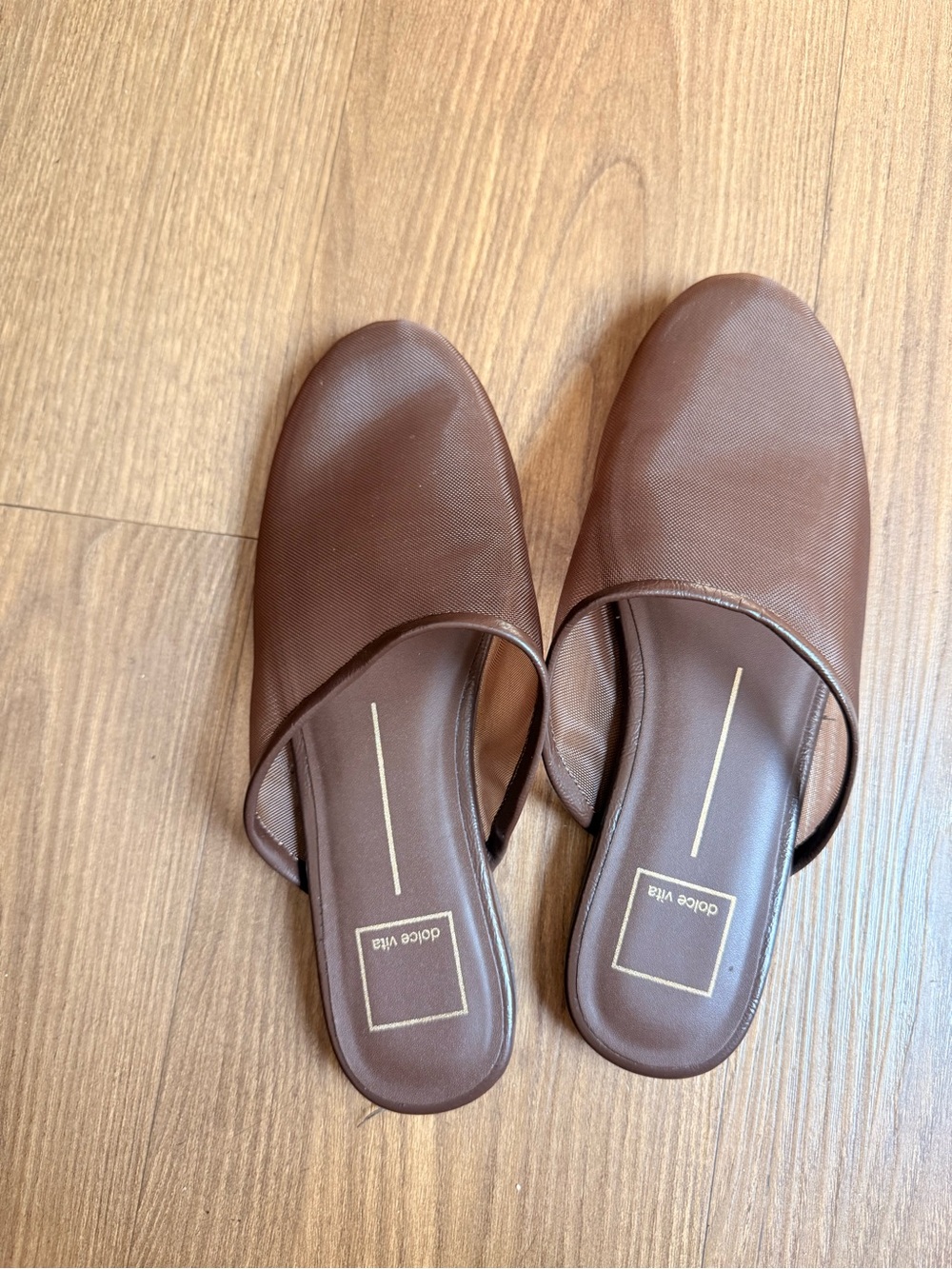 Dolce Vita Brown Slip-On Mules